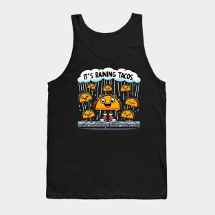 It's Raining Tacos Funny Taco Lovers cinco de mayo kids girls boys Tank Top